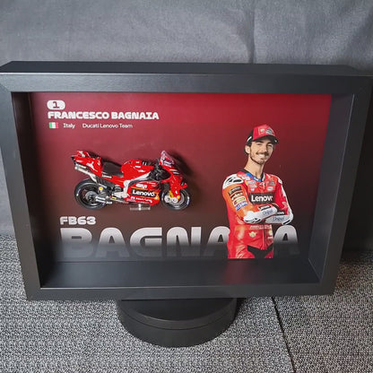 Francesco Bagnaia moto 3D okvir