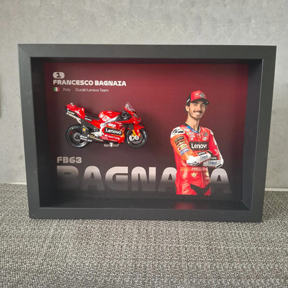 Francesco Bagnaia moto 3D okvir