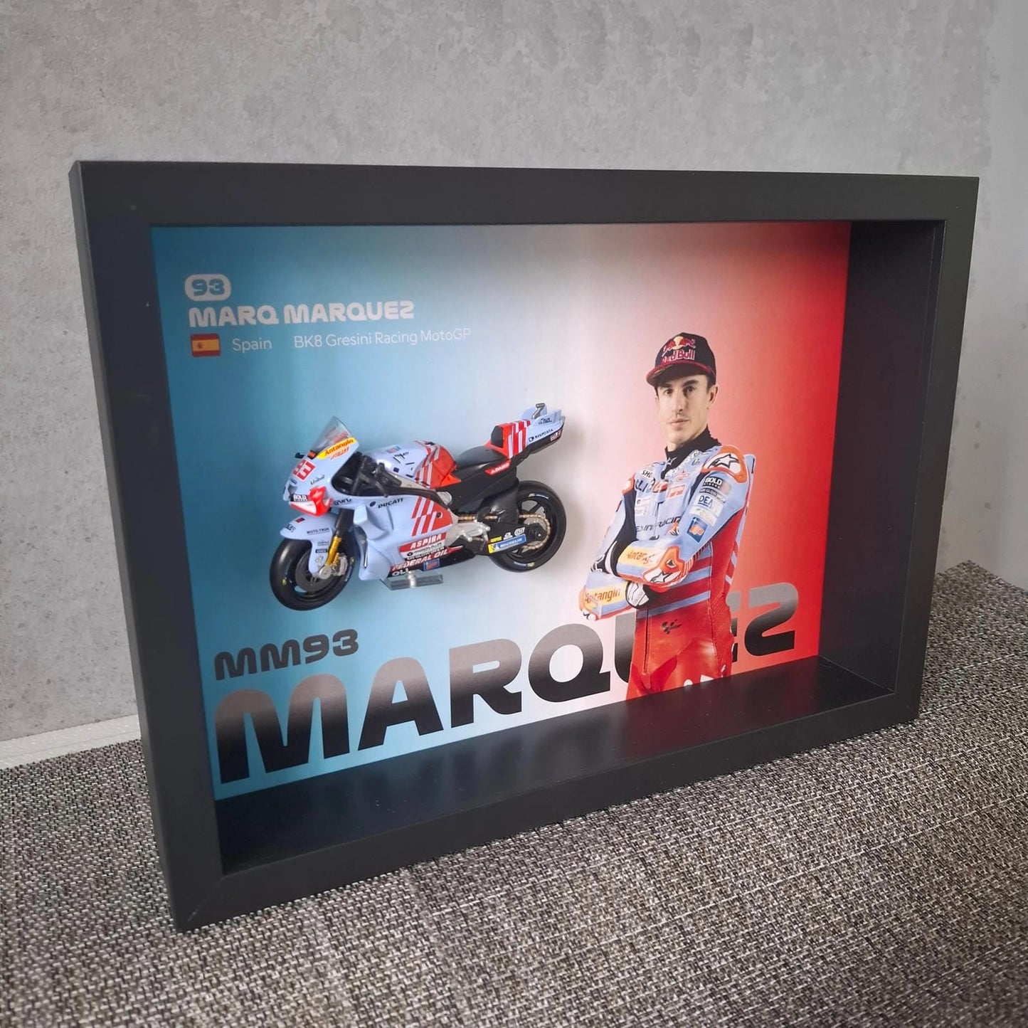 Marq Marquez moto 3D okvir