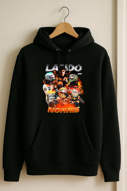 Lando Norris F1 Hoodie – Black Racing Collage | Formula car design
