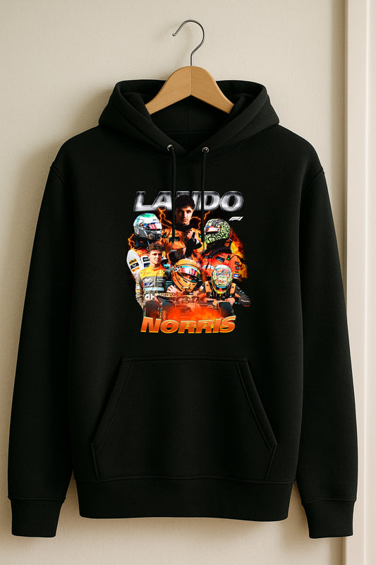 Lando Norris F1 Hoodie – Black Racing Collage | Formula car design