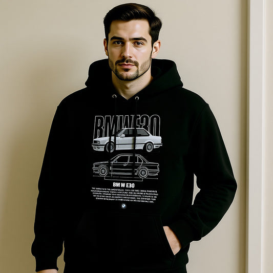 BMW E30 Hoodie – Motorsport Hoodie – Vintage Racing Unisex