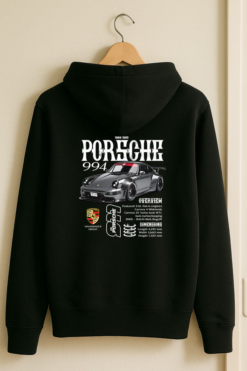 Porsche Hoodie – Motorsport Style – Premium Hoodie