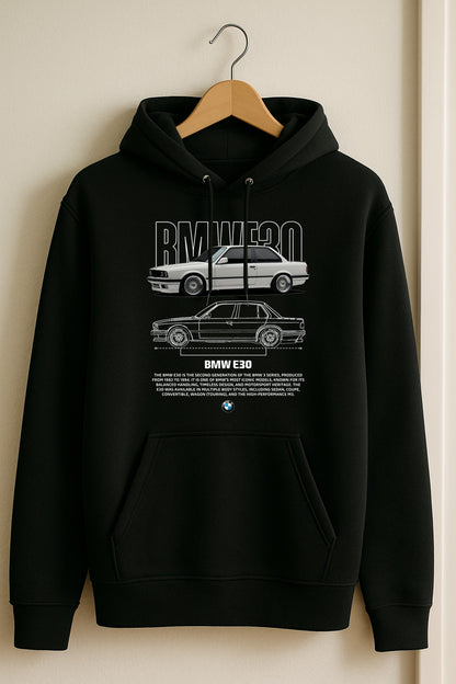 BMW E30 Hoodie – Motorsport Hoodie – Vintage Racing Unisex