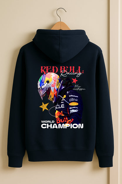 Max Verstappen Champion Hoodie – RB21 F1 Car Graphic | Navy blue