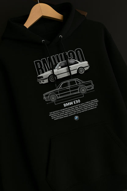 BMW E30 Hoodie – Motorsport Hoodie – Vintage Racing Unisex